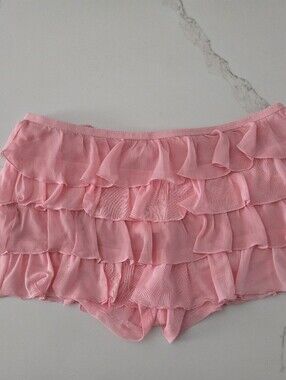 NWT Anthropologie Soft Pink Ruffle Shorts